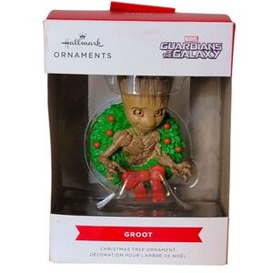 Hallmark Marvel Guardians of‎ the Galaxy Groot Christmas Ornament Wreath Decor